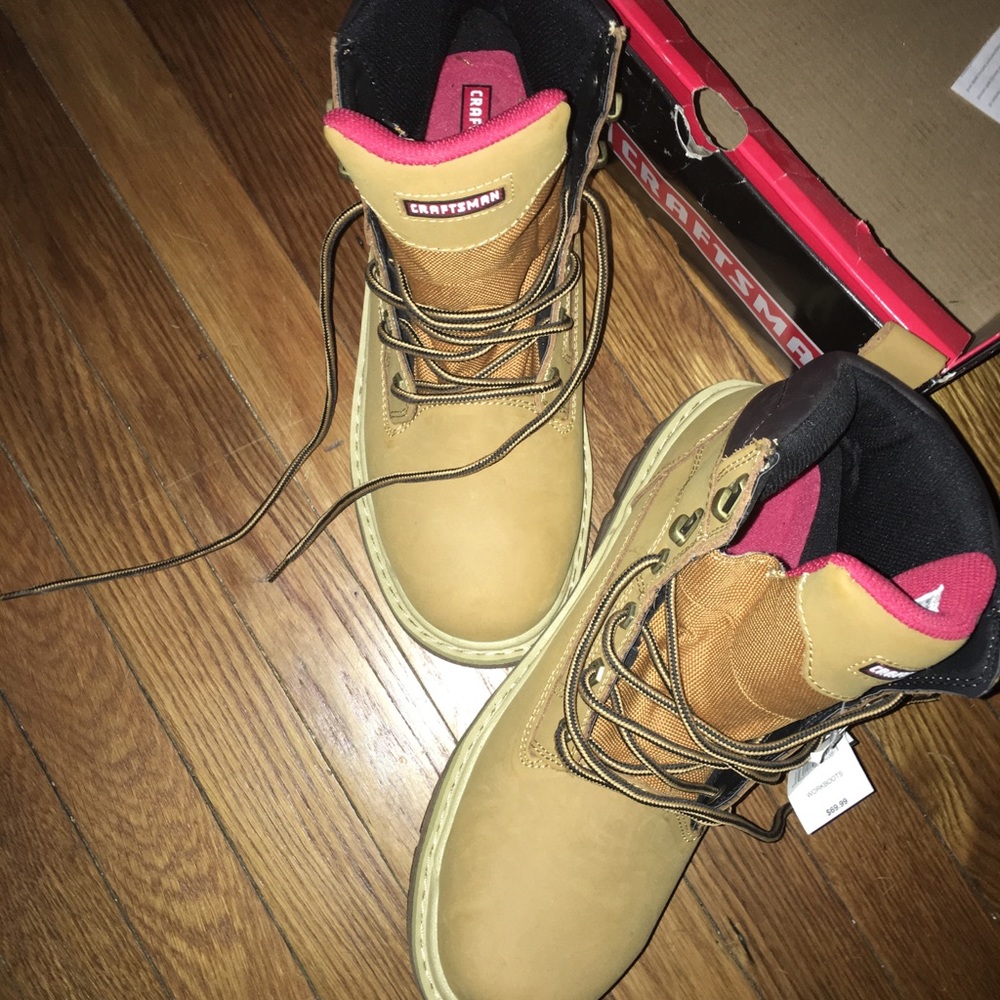 Brand new steel toe 10 1/2 craftsman boots